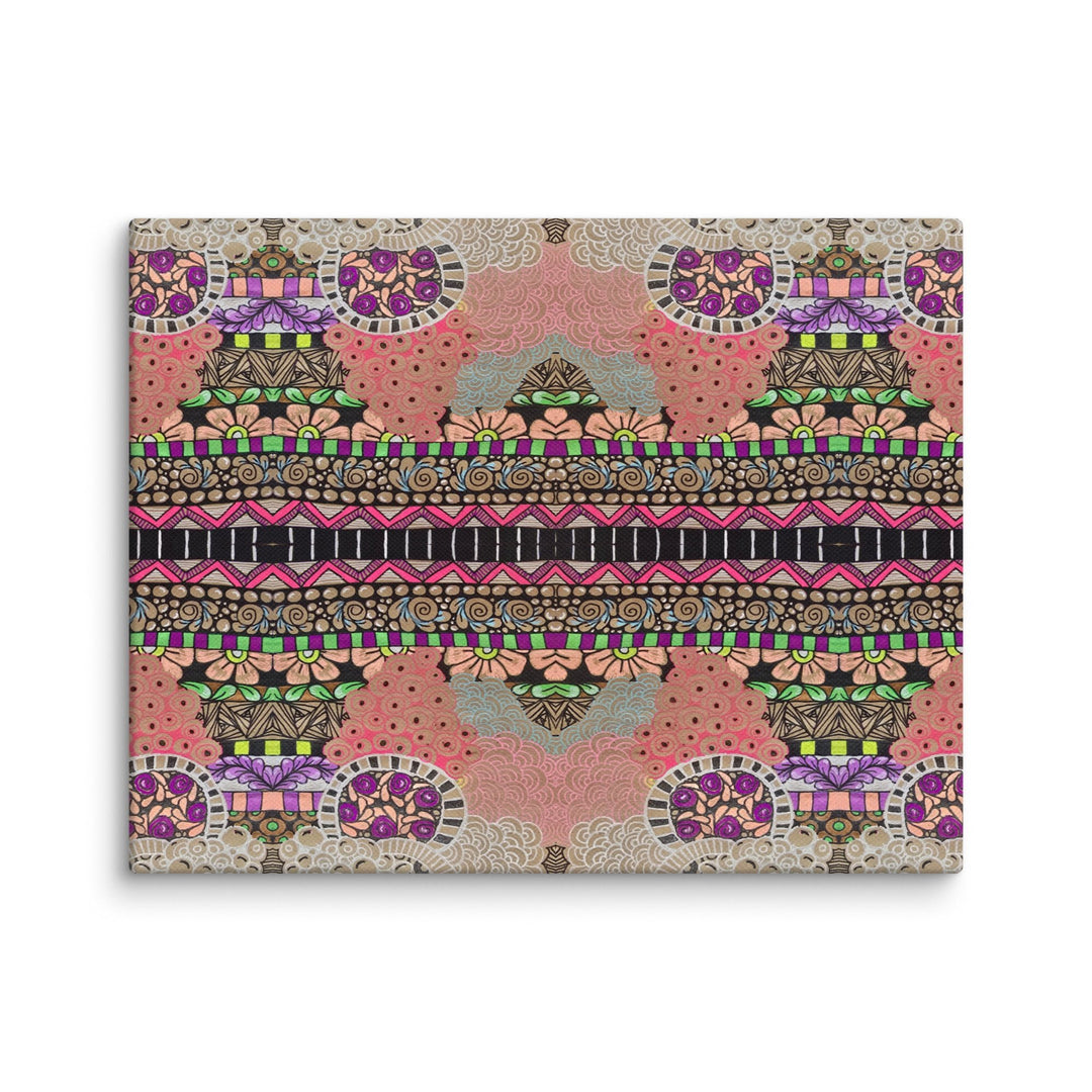 Echo Garden Abstract Canvas Art Print - Polendo Design abstract canvas art