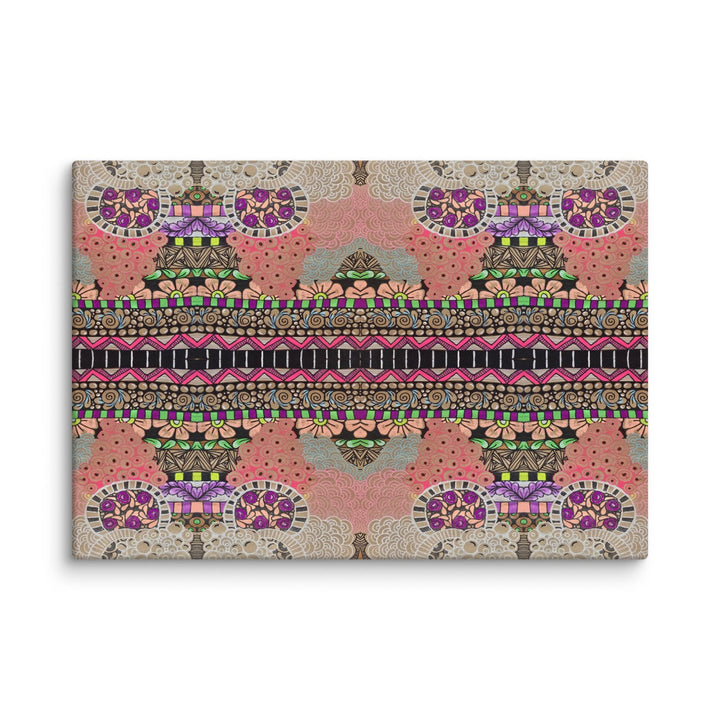 Echo Garden Abstract Canvas Art Print - Polendo Design abstract canvas art