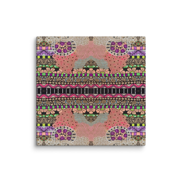 Echo Garden Abstract Canvas Art Print - Polendo Design abstract canvas art