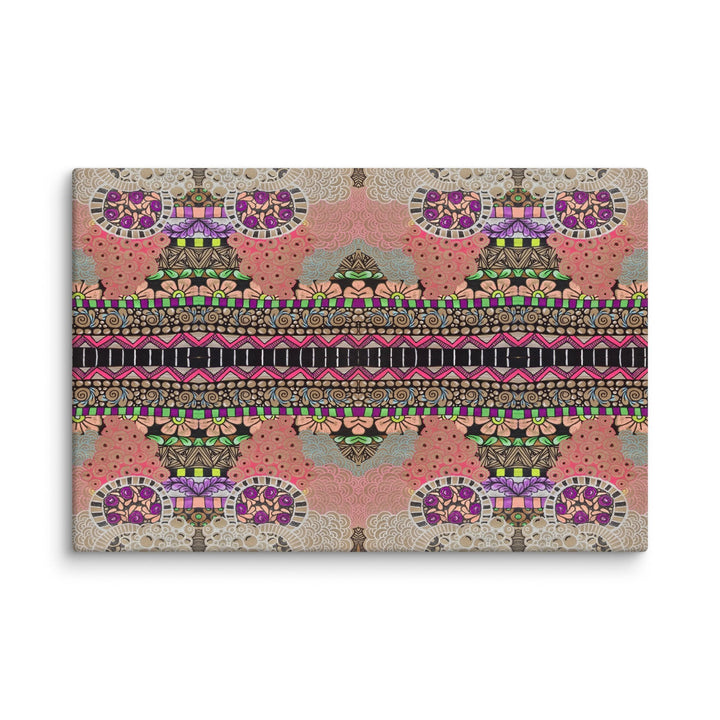 Echo Garden Abstract Canvas Art Print - Polendo Design abstract canvas art