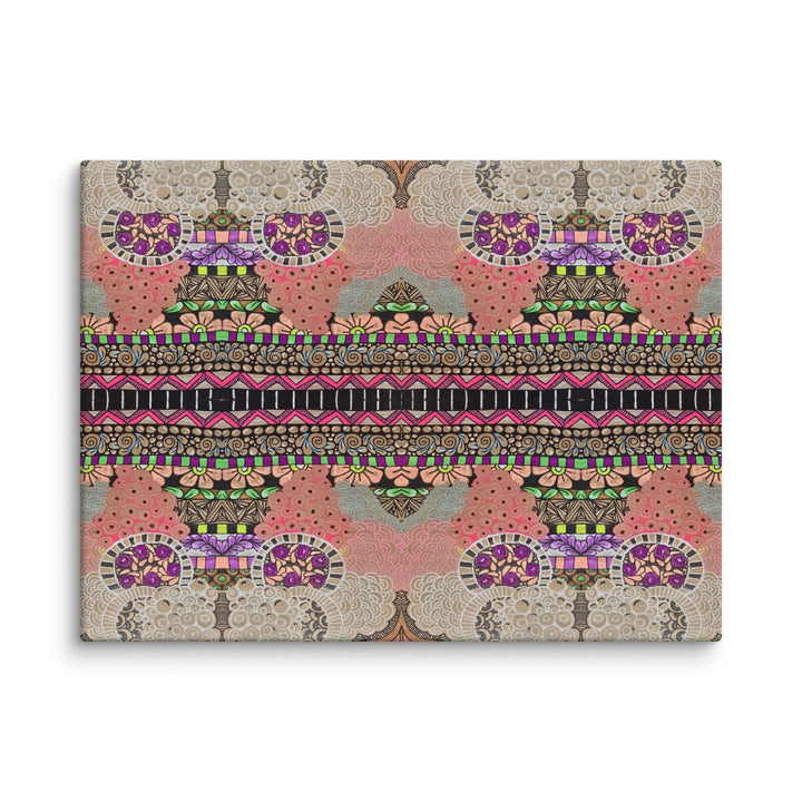 Echo Garden Abstract Canvas Art Print - Polendo Design abstract canvas art