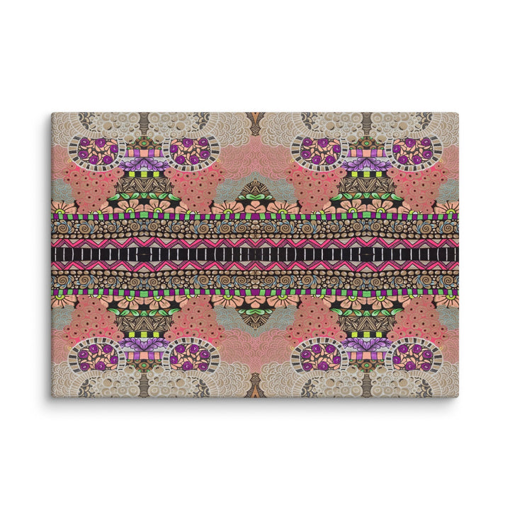 Echo Garden Abstract Canvas Art Print - Polendo Design abstract canvas art