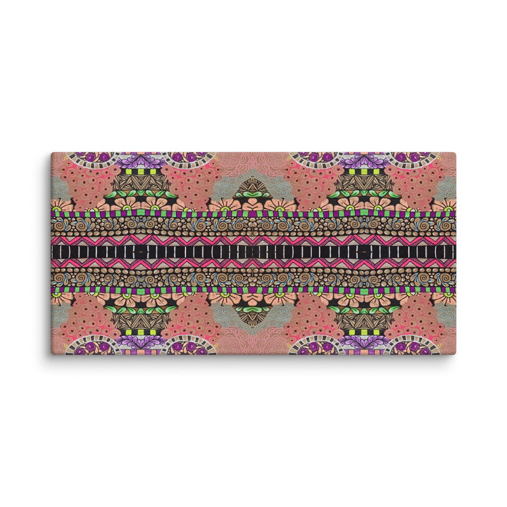 Echo Garden Abstract Canvas Art Print - Polendo Design abstract canvas art