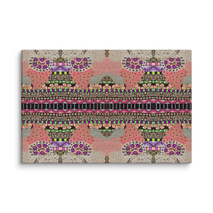 Echo Garden Abstract Canvas Art Print - Polendo Design abstract canvas art