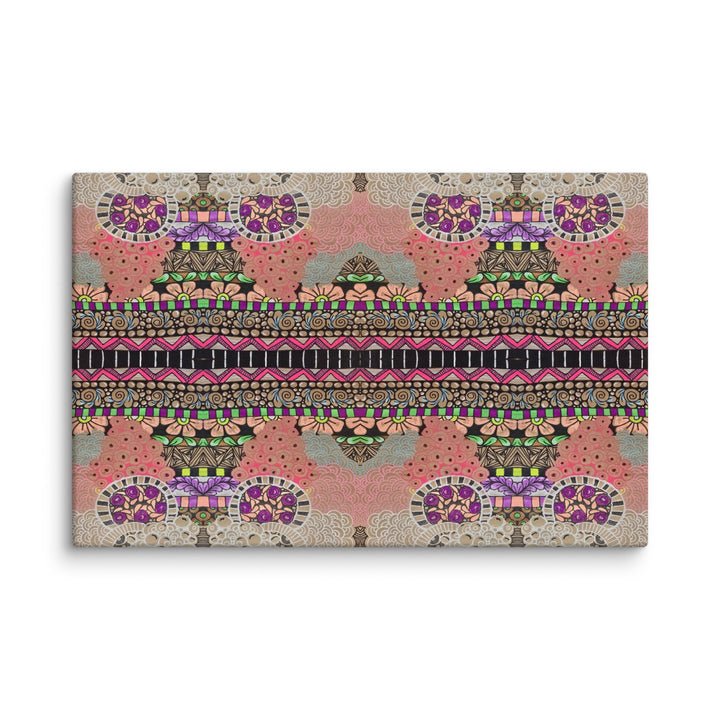 Echo Garden Abstract Canvas Art Print - Polendo Design abstract canvas art