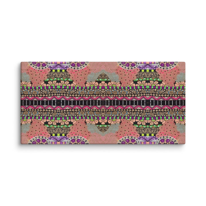 Echo Garden Abstract Canvas Art Print - Polendo Design abstract canvas art