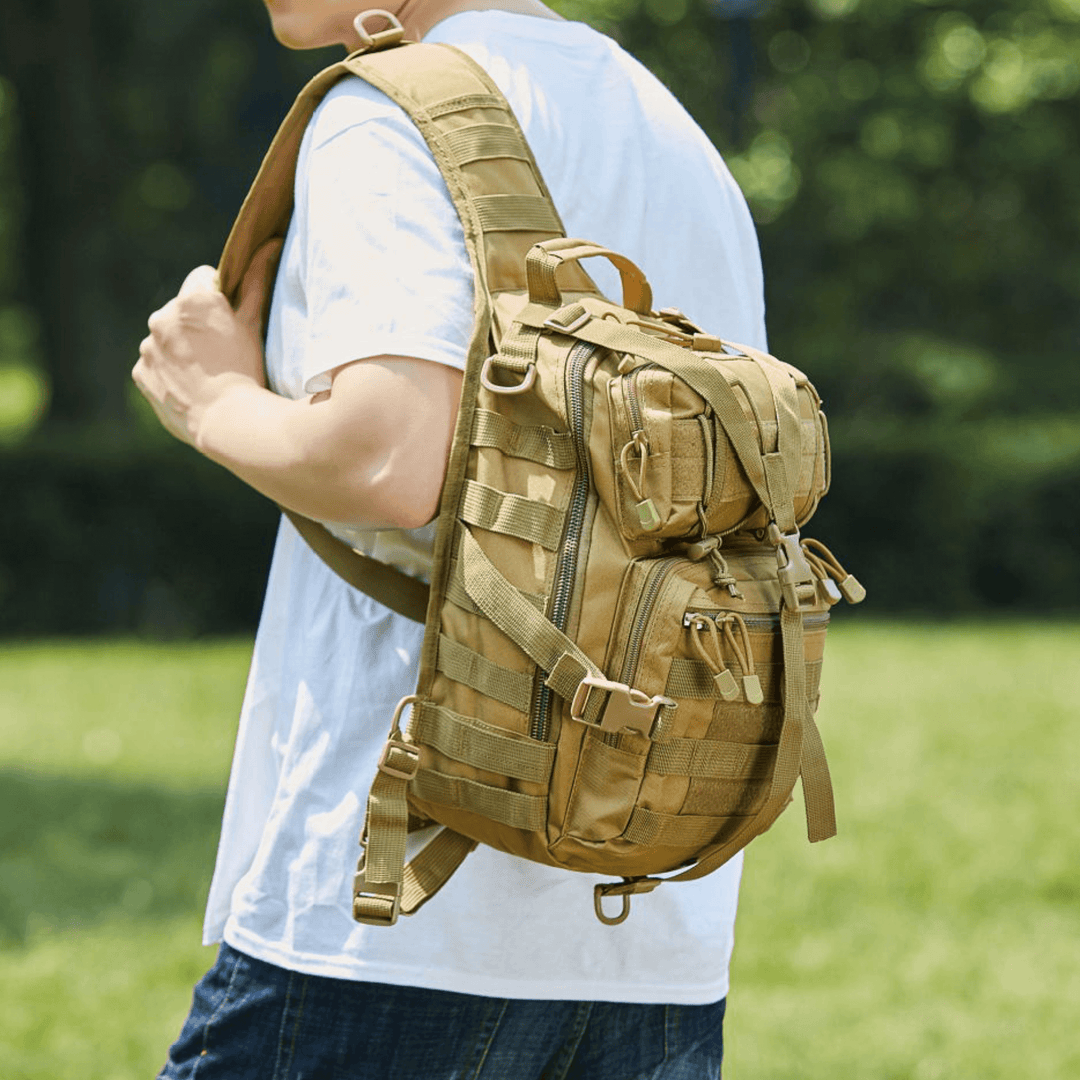 Tactical 15L Sling Backpack with Molle System