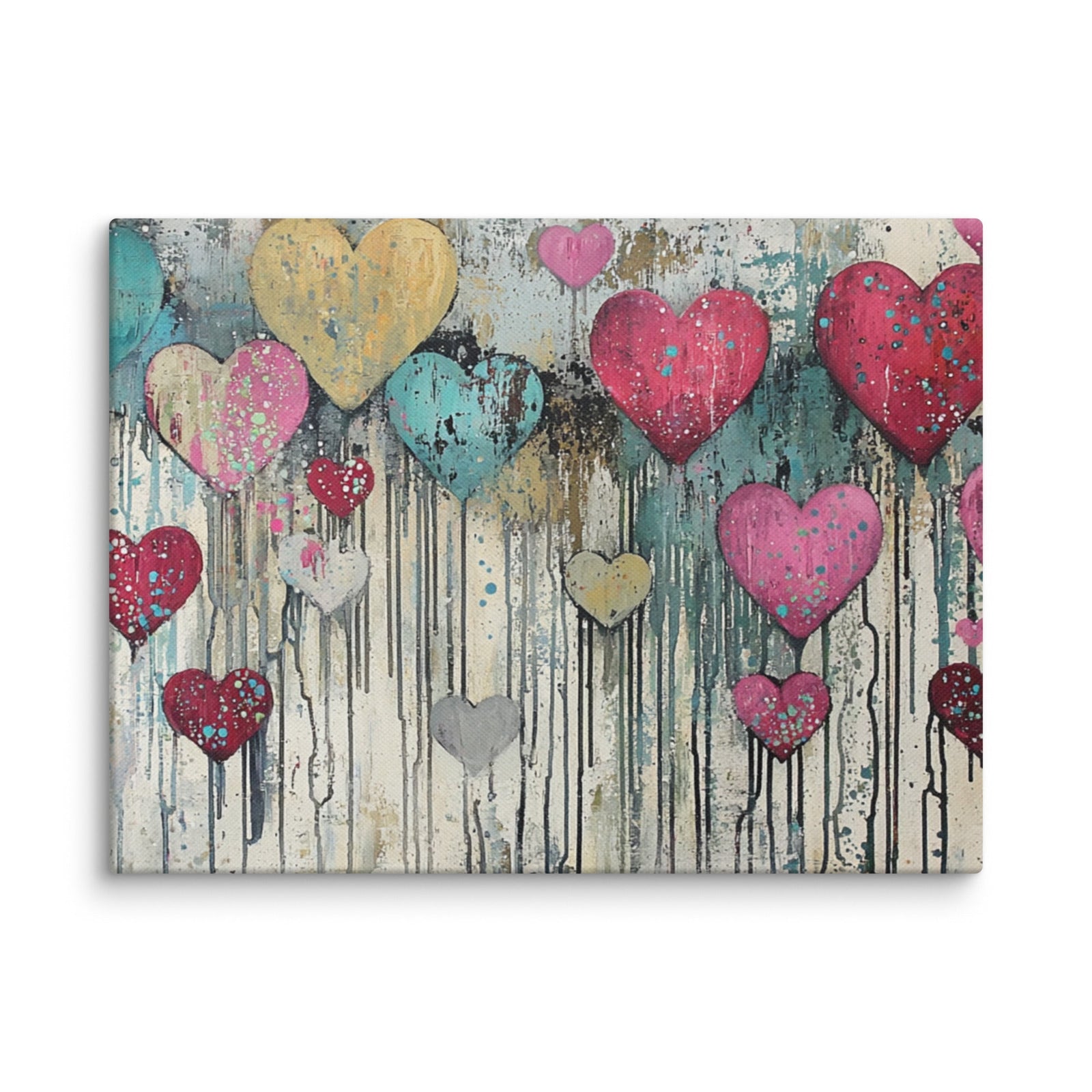 Falling in Love Canvas Wall Art - Polendo Design Falling in Love Canvas