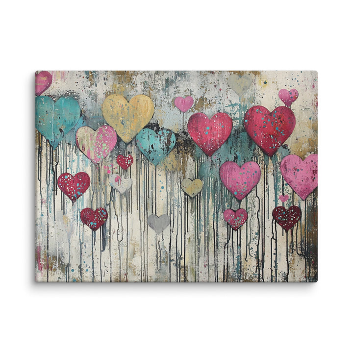 Falling in Love Canvas Wall Art - Polendo Design Falling in Love Canvas