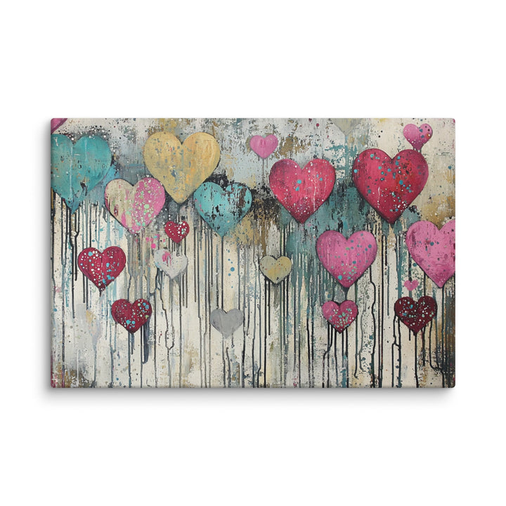 Falling in Love Canvas Wall Art - Polendo Design Falling in Love Canvas