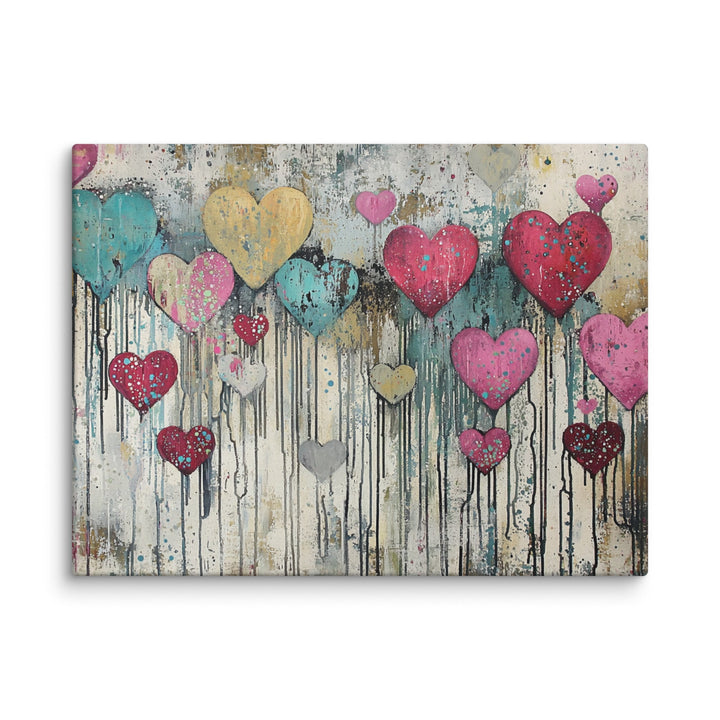 Falling in Love Canvas Wall Art - Polendo Design Falling in Love Canvas