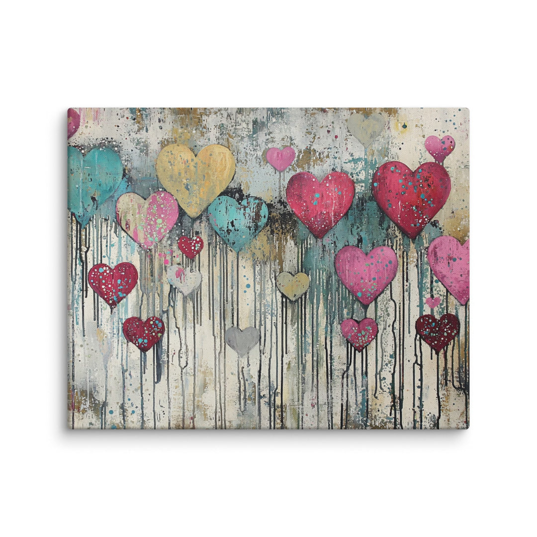 Falling in Love Canvas Wall Art - Polendo Design Falling in Love Canvas