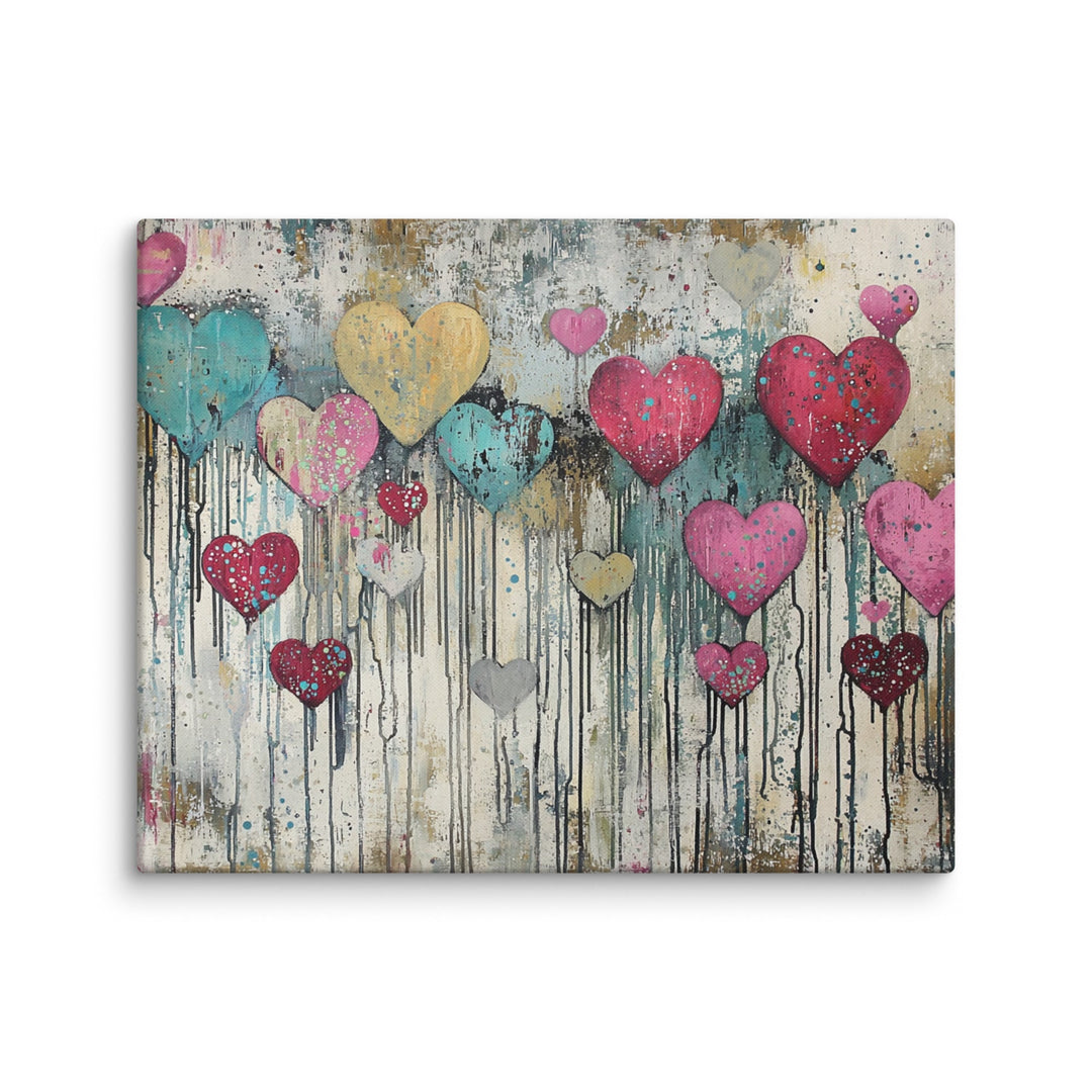 Falling in Love Canvas Wall Art - Polendo Design Falling in Love Canvas
