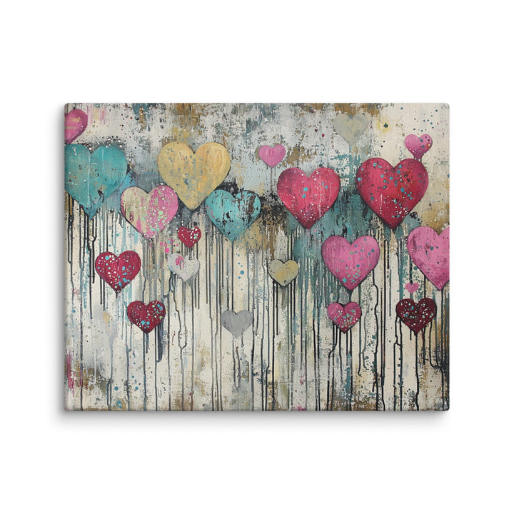 Falling in Love Canvas Wall Art - Polendo Design Falling in Love Canvas