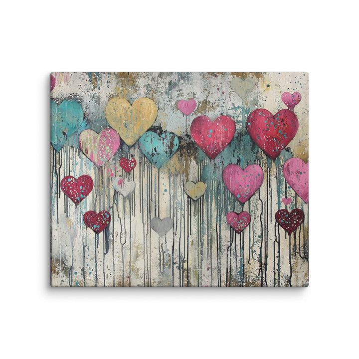 Falling in Love Canvas Wall Art - Polendo Design Falling in Love Canvas