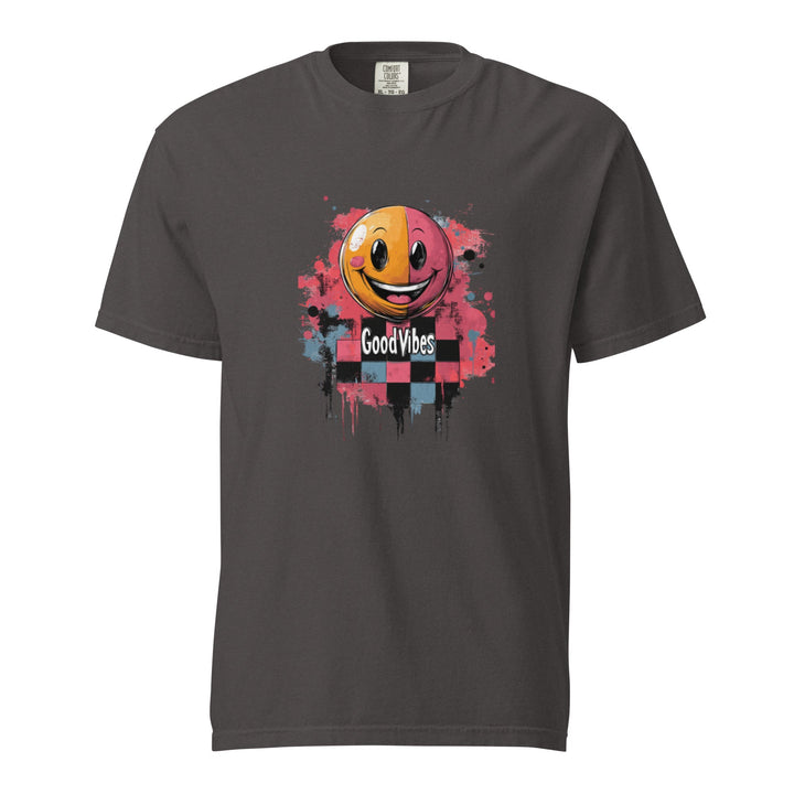 "Good Vibes" garment-dyed heavyweight t-shirt - Polendo Design Tops &amp; Tees - T-Shirts