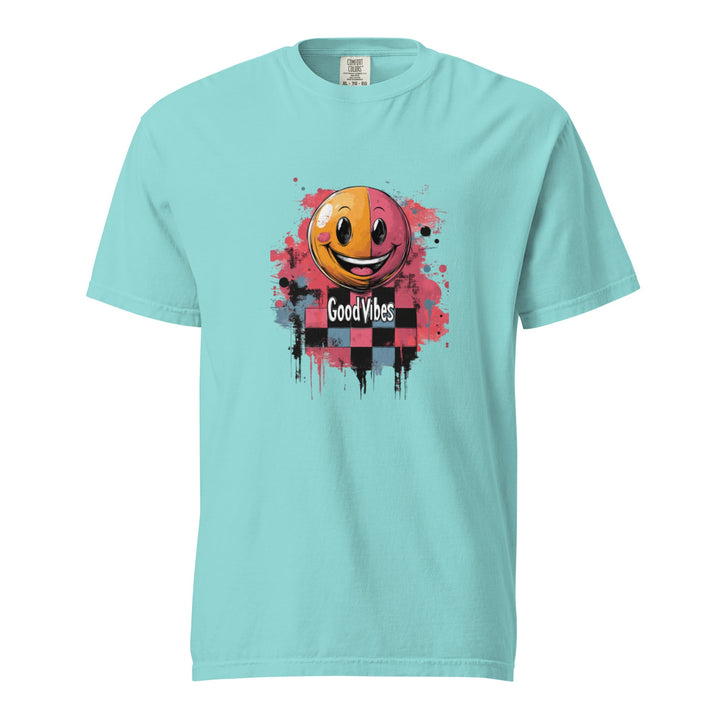 "Good Vibes" garment-dyed heavyweight t-shirt - Polendo Design Tops &amp; Tees - T-Shirts