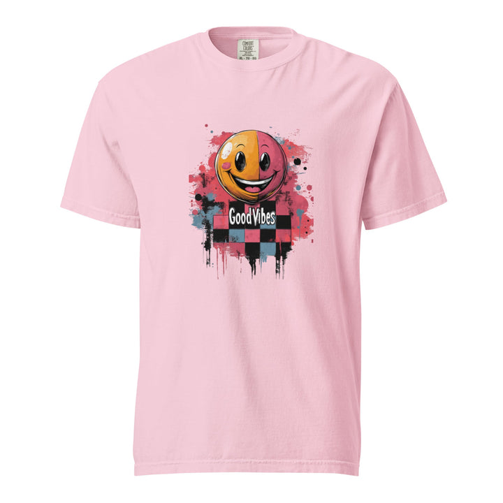 "Good Vibes" garment-dyed heavyweight t-shirt - Polendo Design Tops &amp; Tees - T-Shirts
