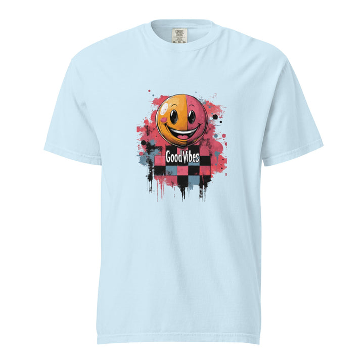"Good Vibes" garment-dyed heavyweight t-shirt - Polendo Design Tops &amp; Tees - T-Shirts