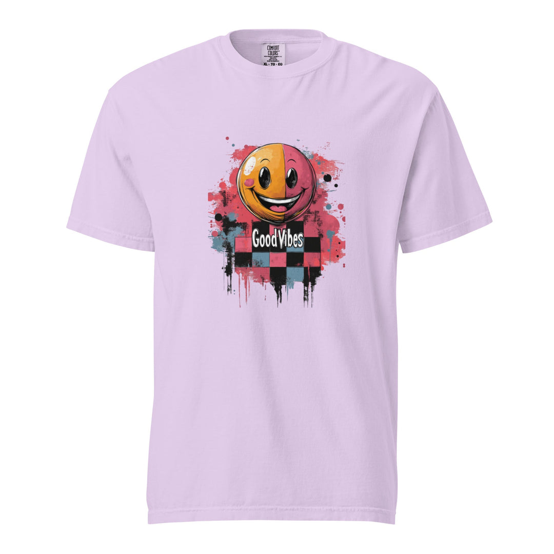 "Good Vibes" garment-dyed heavyweight t-shirt - Polendo Design Tops &amp; Tees - T-Shirts