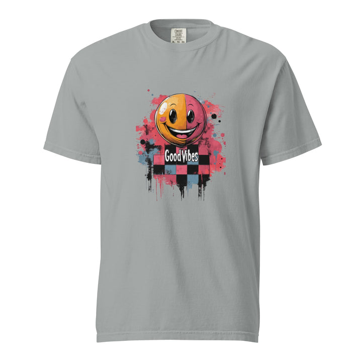 "Good Vibes" garment-dyed heavyweight t-shirt - Polendo Design Tops &amp; Tees - T-Shirts