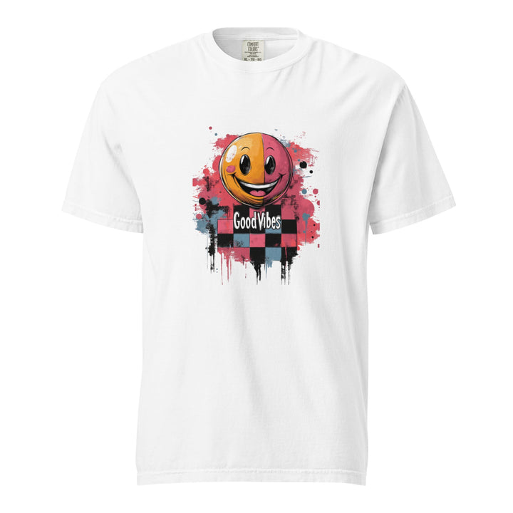 "Good Vibes" garment-dyed heavyweight t-shirt - Polendo Design Tops &amp; Tees - T-Shirts