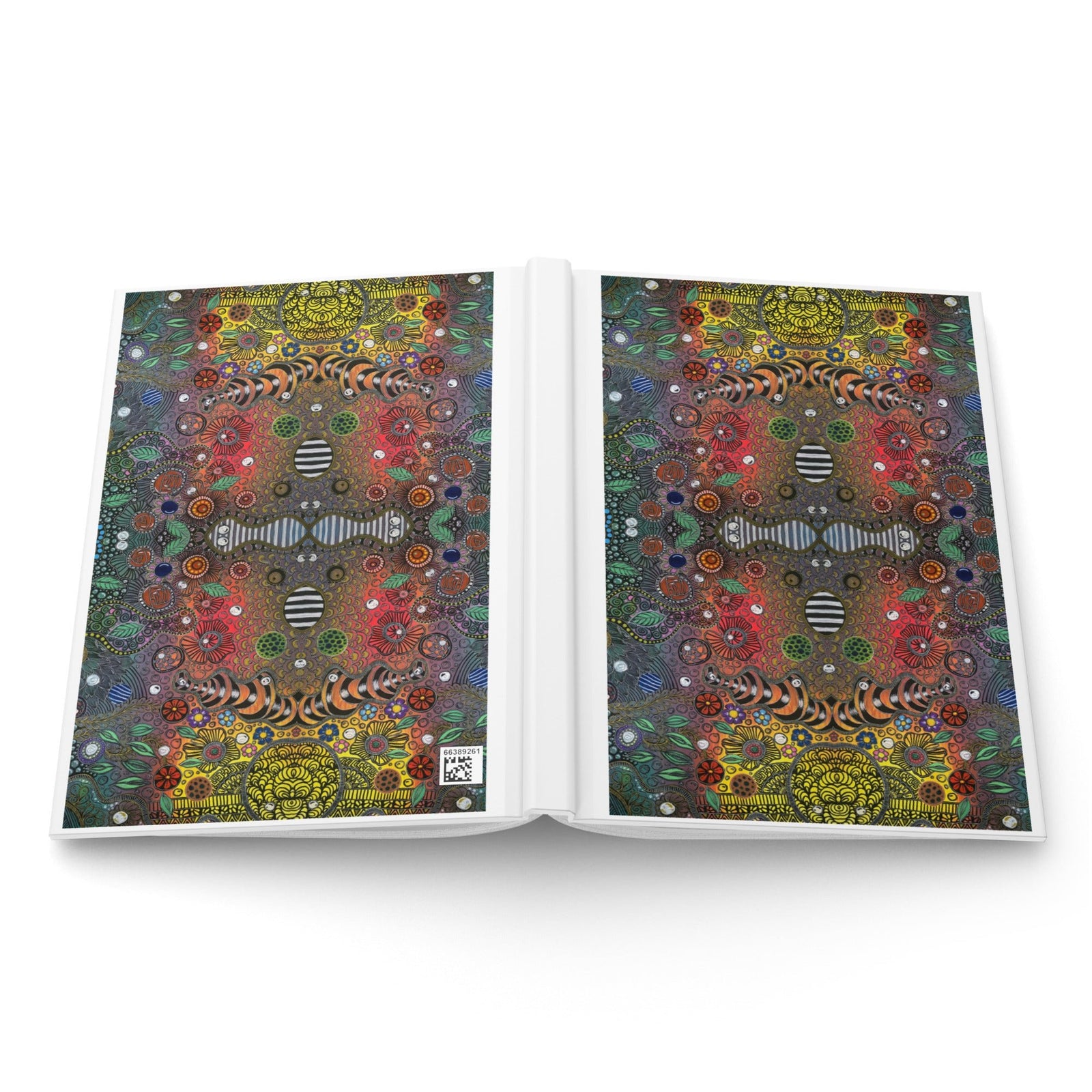 Symmetry of Life Hardcover Journal – Matte Notebook - Polendo Design hardcover journal