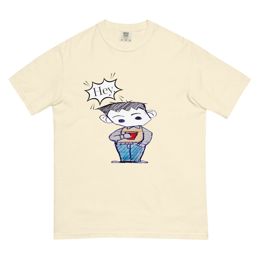 Hey Scottie Garment-Dyed Heavyweight T-Shirt - Polendo Design garment-dyed heavyweight t-shirt