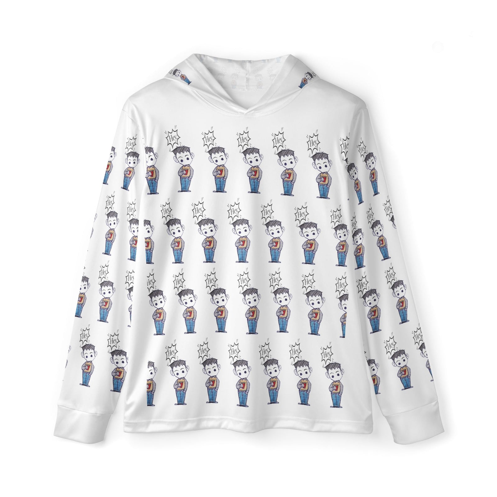 Hey Scottie Sports Warmup Hoodie – Lightweight UPF 50+ - Polendo Design sports warmup hoodie