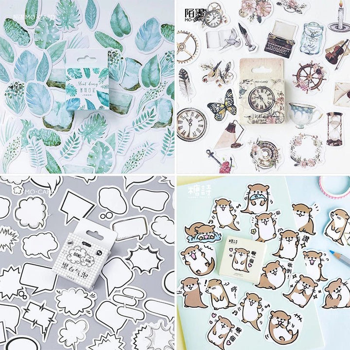 Kawaii Sticker Pack (45pcs) – Cute Planner &amp; Journaling Stickers - Polendo Design kawaii sticker pack
