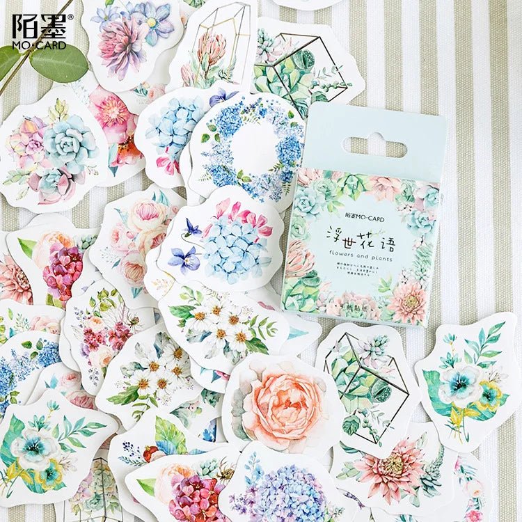 Kawaii Sticker Pack (45pcs) – Cute Planner &amp; Journaling Stickers - Polendo Design kawaii sticker pack