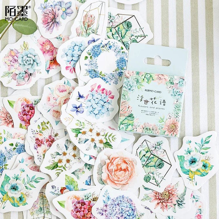 Kawaii Sticker Pack (45pcs) – Cute Planner &amp; Journaling Stickers - Polendo Design kawaii sticker pack
