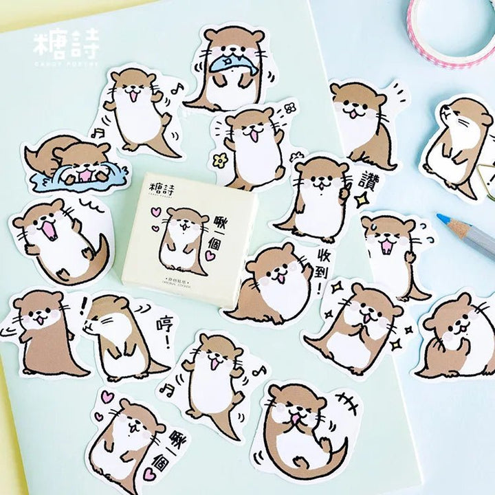 Kawaii Sticker Pack (45pcs) – Cute Planner &amp; Journaling Stickers - Polendo Design kawaii sticker pack