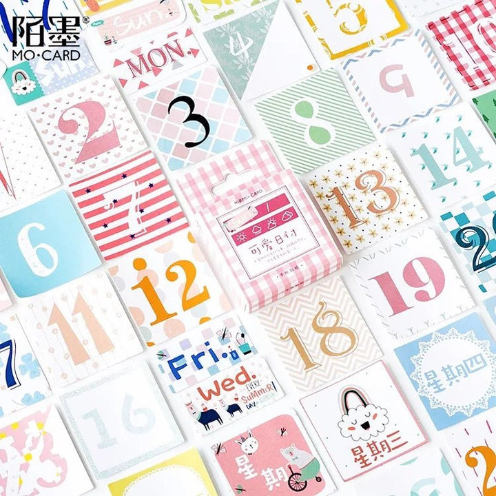 Kawaii Sticker Pack (45pcs) – Cute Planner &amp; Journaling Stickers - Polendo Design kawaii sticker pack