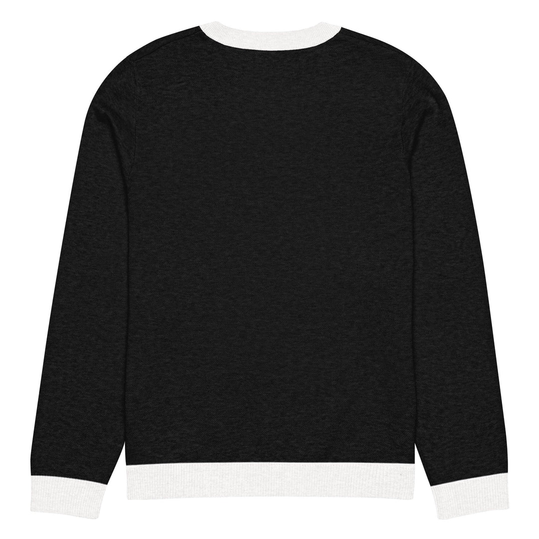 "Cycles of Color" Knitted crew neck sweater - Polendo Design knitted crew neck sweater