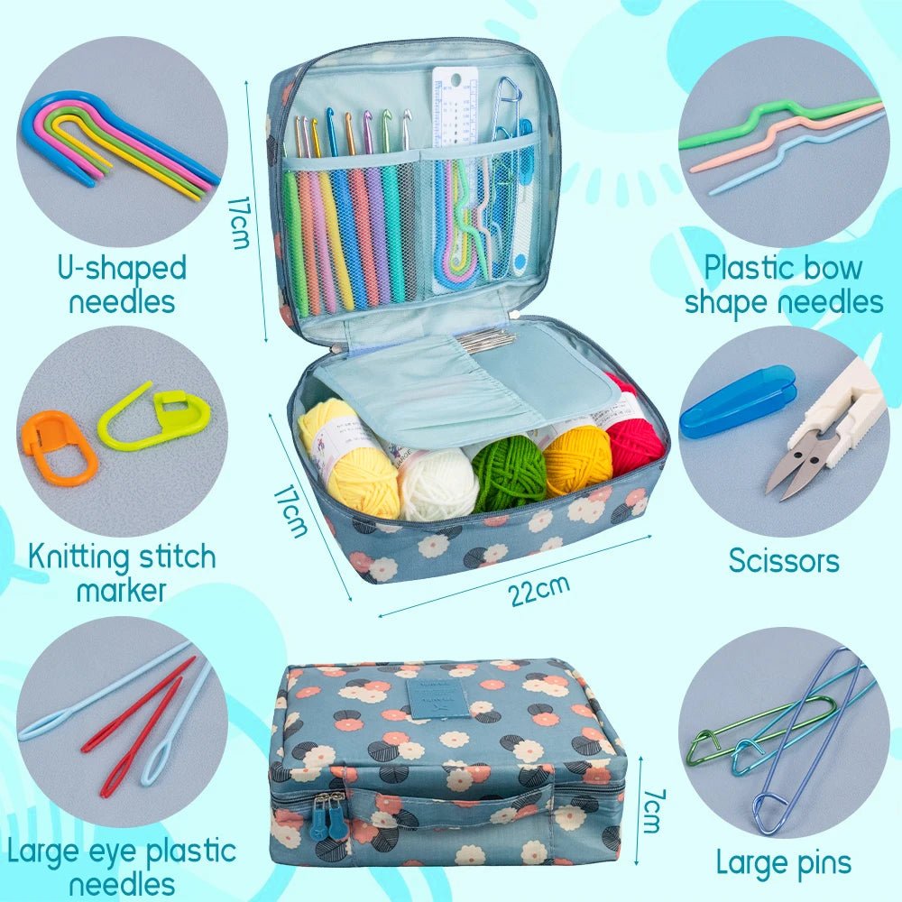 Knitting & Crochet Hook Set – Professional Craft Tools - Polendo Design