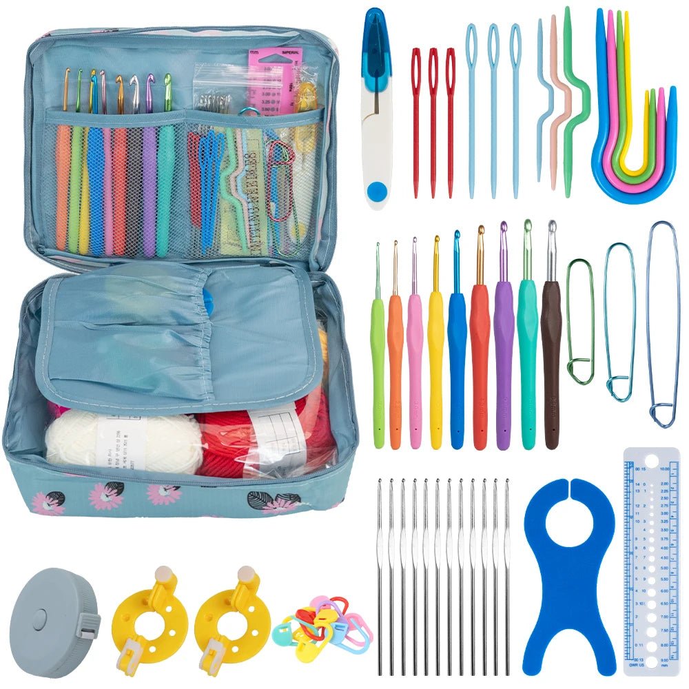 Knitting &amp; Crochet Hook Set – Professional Craft Tools - Polendo Design
