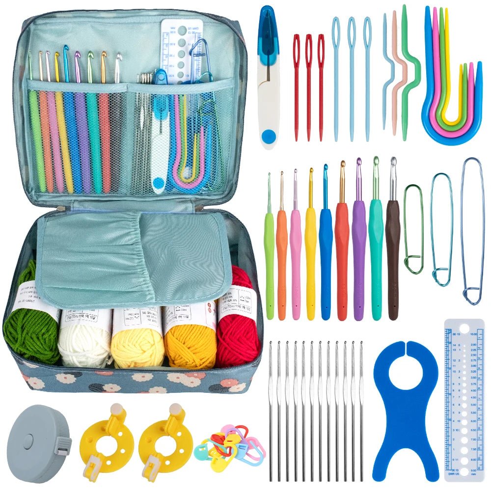Knitting &amp; Crochet Hook Set – Professional Craft Tools - Polendo Design