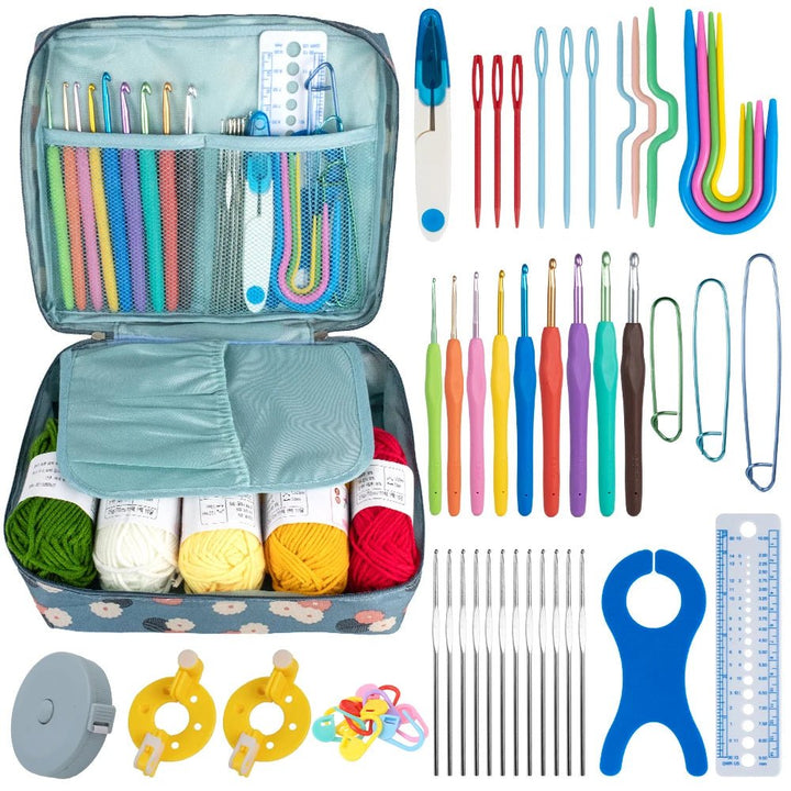 Knitting &amp; Crochet Hook Set – Professional Craft Tools - Polendo Design