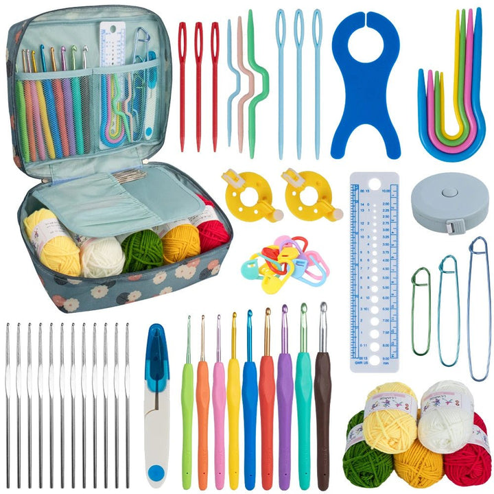 Knitting &amp; Crochet Hook Set – Professional Craft Tools - Polendo Design