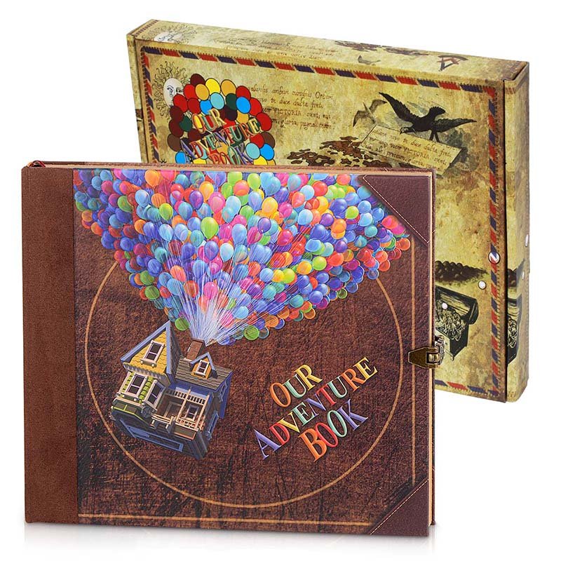 Kraft Paper Vintage Balloon “Our Adventure Book” Scrapbook - Polendo Design
