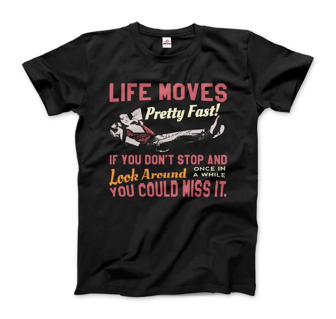 Life Moves Fast — Don’t Miss It Tee - Men's Fashion - Men's Clothing - Shirts - Short Sleeve Shirts life moves fast t shirt