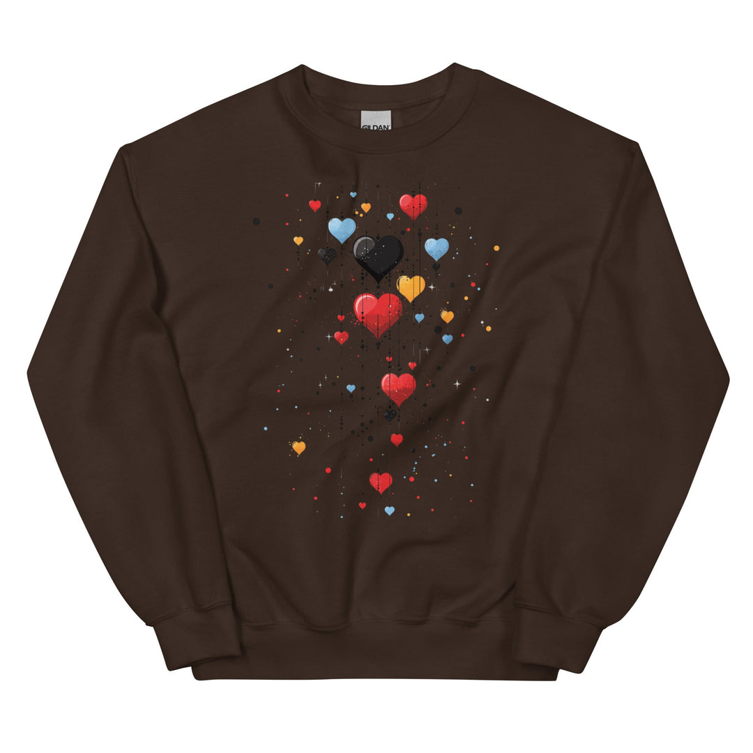Love Falls Everywhere Unisex Love Sweatshirt - Polendo Design unisex love sweatshirt