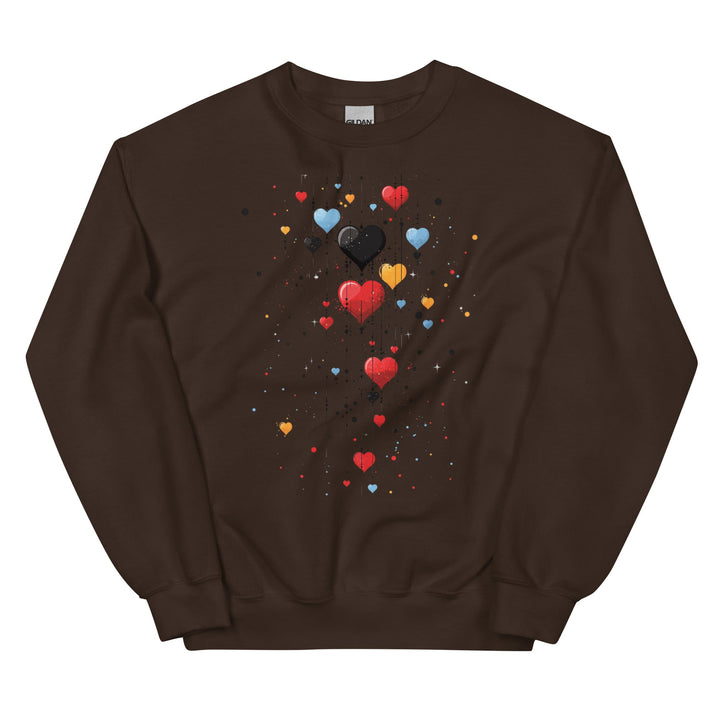 Love Falls Everywhere Unisex Love Sweatshirt - Polendo Design unisex love sweatshirt