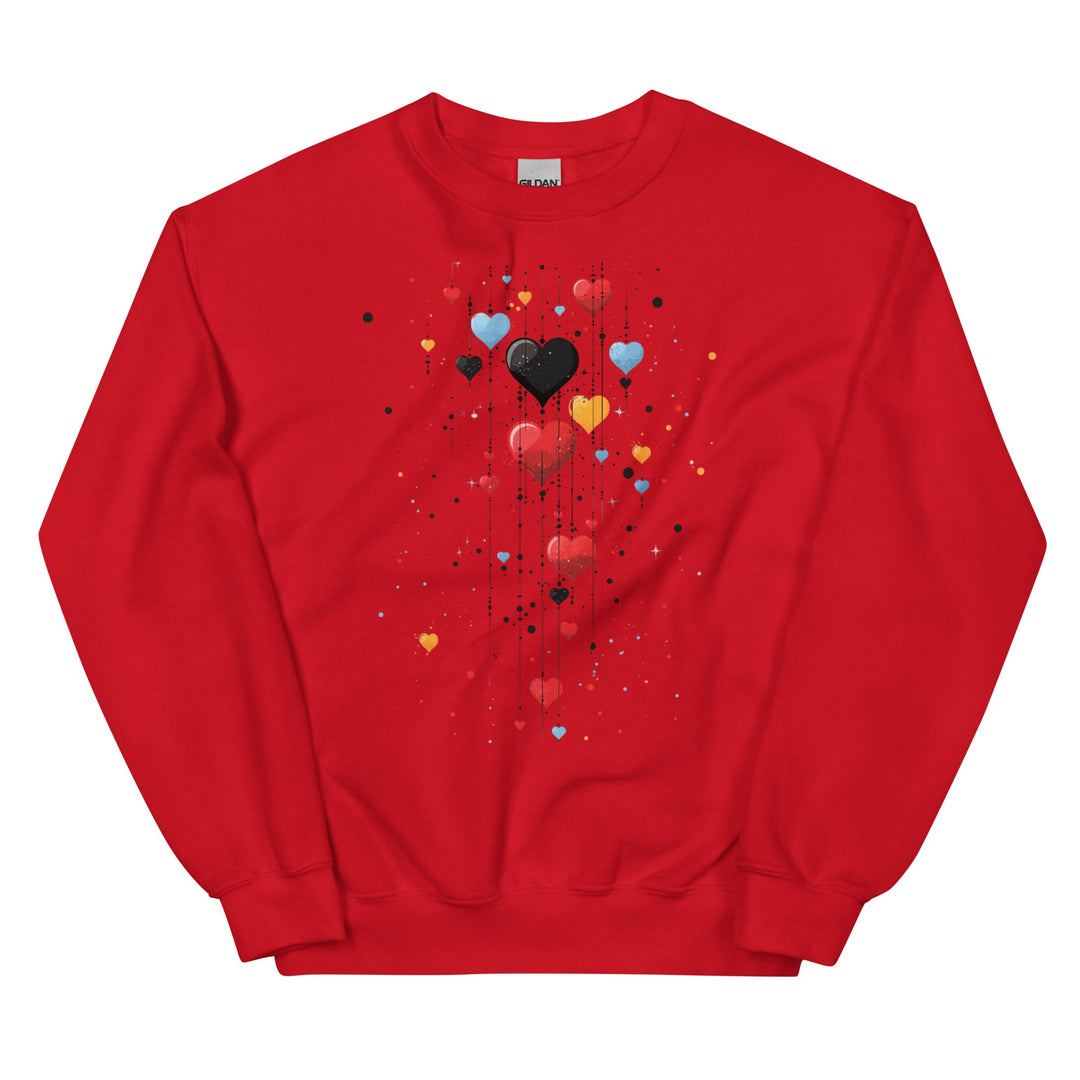 Love Falls Everywhere Unisex Love Sweatshirt - Polendo Design unisex love sweatshirt
