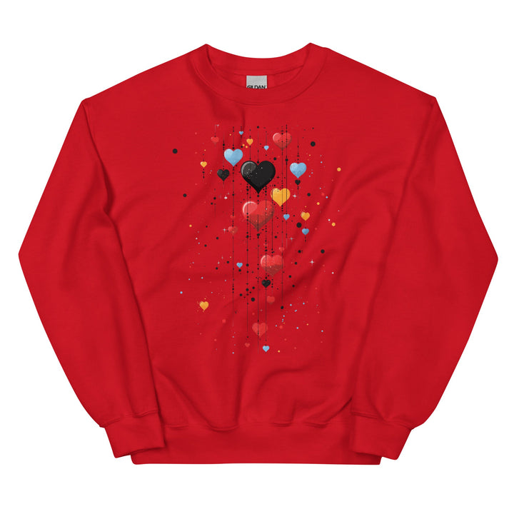 Love Falls Everywhere Unisex Love Sweatshirt - Polendo Design unisex love sweatshirt