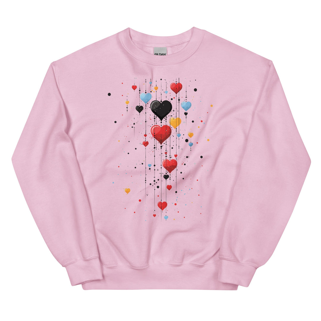 Love Falls Everywhere Unisex Love Sweatshirt - Polendo Design unisex love sweatshirt