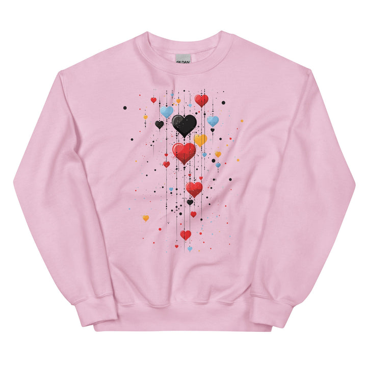 Love Falls Everywhere Unisex Love Sweatshirt - Polendo Design unisex love sweatshirt