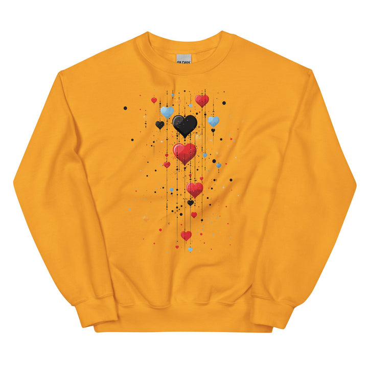 Love Falls Everywhere Unisex Love Sweatshirt - Polendo Design unisex love sweatshirt