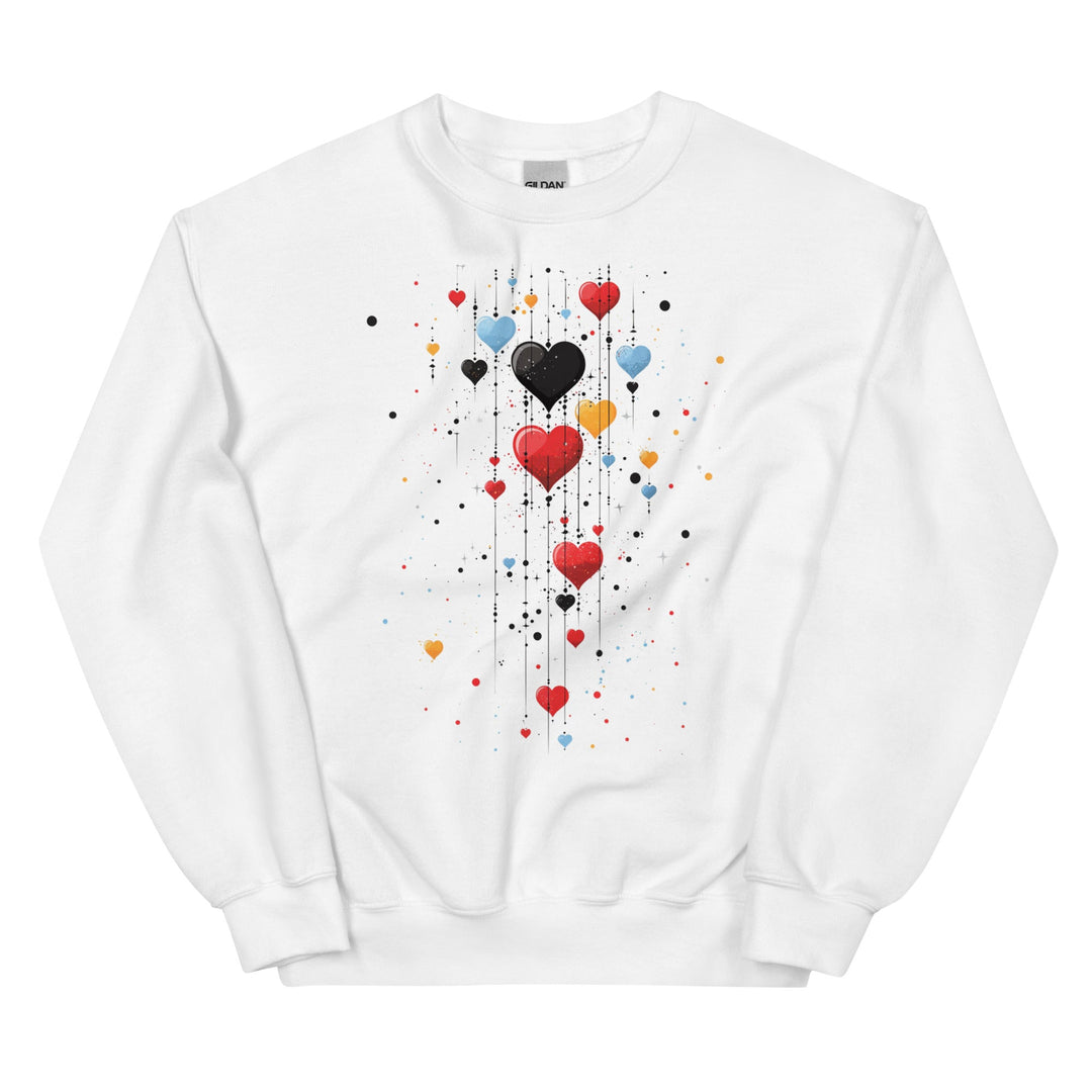 Love Falls Everywhere Unisex Love Sweatshirt - Polendo Design unisex love sweatshirt